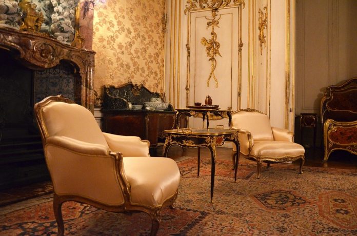 Antieke woonkamer